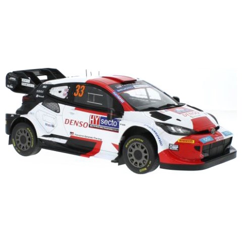 IXO Toyota GR Yaris Rally1 - 1st 2023 Rally Finland - #33 E. Evans 1:18