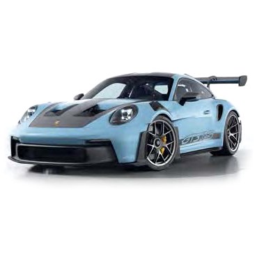 Norev Porsche 911 GT3 RS w. Weissach Package 2022 - Light Blue 1:18