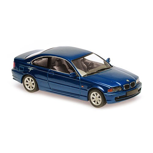 Maxichamps BMW 3 Series Coupe (E46) 1999 - Blue Metallic 1:43