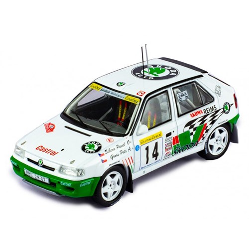 IXO Skoda Felicia Kit Car - 1996 Monte Carlo Rally - #14 P. Sibera 1:43
