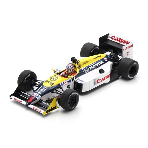 Spark Williams FW11B - 1st 1987 British Grand Prix - #5 N. Mansell 1:18