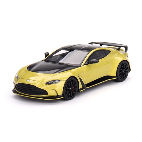 TrueScale Miniatures Aston Martin V12 Vantage - Cosmopolitan Yellow 1:43