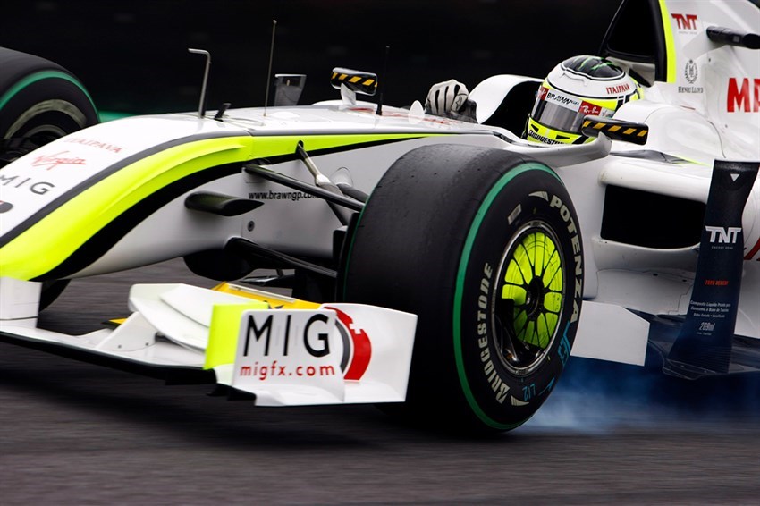 Minichamps 1:18 Brawn GP BGP 001 Jenson Button Winner