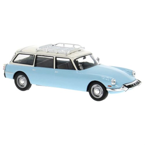 IXO Citroen ID19 Break 1960 - Blue/White 1:43 model car