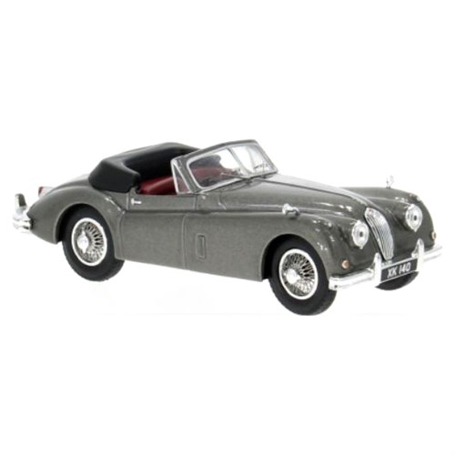 IXO Jaguar XK140 Cabriolet 1956 - Dark Grey 1:43 model car