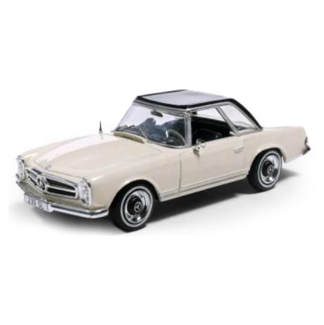 IXO Mercedes 230 SL (W113) Hardtop 1964 - Beige/Black 1:43 model car