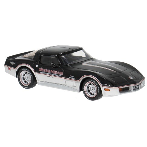 IXO Chevrolet Corvette C3 1980 - Black/Silver 1:43 model car