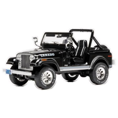 IXO Jeep CJ-7 Laredo 1980 - Black 1:43 model car