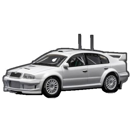 IXO Skoda Octavia WRC 2001 - White 1:43 model car