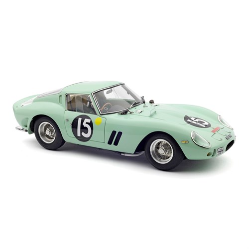 CMC Ferrari 250 GTO - 1st 1962 Goodwood Tourist Trophy - #15 I. Ireland 1:18