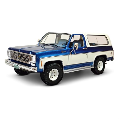 Cult Chevrolet Blazer K5 1973-1978 - Blue/White 1:18 model car