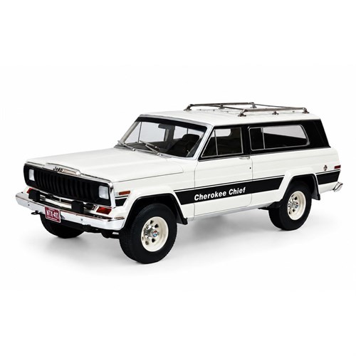 Cult Jeep Cherokee Chief (SJ) 1980-1983 - White 1:18 model car