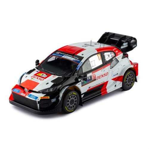 IXO Toyota GR Yaris Rally1 - 1st 2023 Safari Rally - #17 S. Ogier 1:18