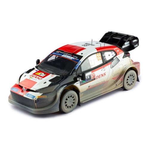 IXO Toyota GR Yaris Rally1 - 2023 Safari Rally - #69 K. Rovanpera 1:18