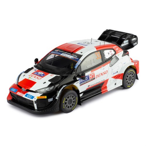 IXO Toyota GR Yaris Rally1 - 1st 2023 Rally Finland - #33 E. Evans 1:18