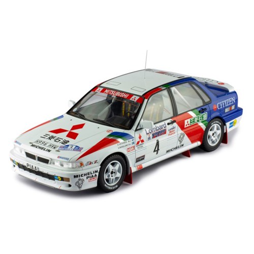 IXO Mitsubishi Galant VR-4 - 1990 RAC Rally - #4 A. Vatanen 1:18