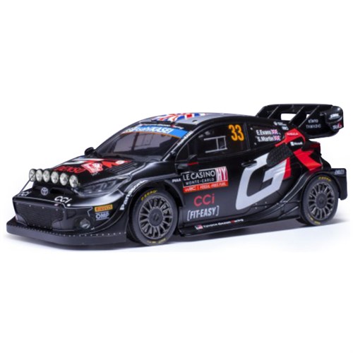 IXO Toyota GR Yaris Rally1 - 2024 Monte Carlo Rally - #33 E. Evans 1:18
