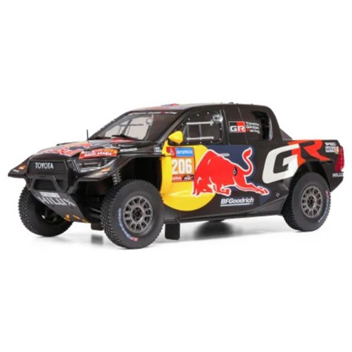 IXO Toyota GR Hilux - 2024 Dakar Rally - #206 Lucas Moraes 1:18 model car