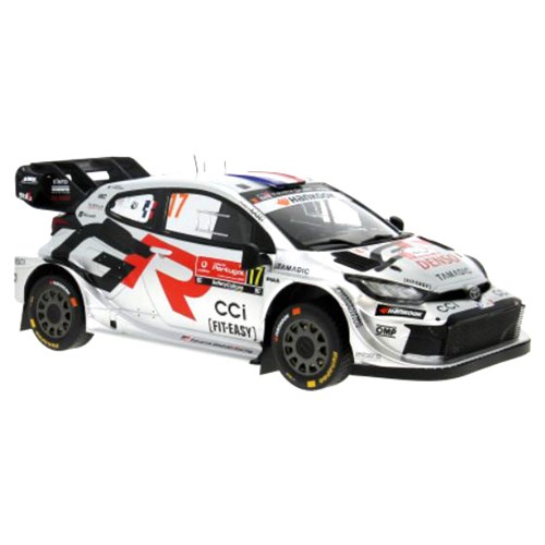 IXO Toyota GR Yaris Rally1 - 2025 Rally Portugal - #17 Sebastien Ogier 1:18 model car