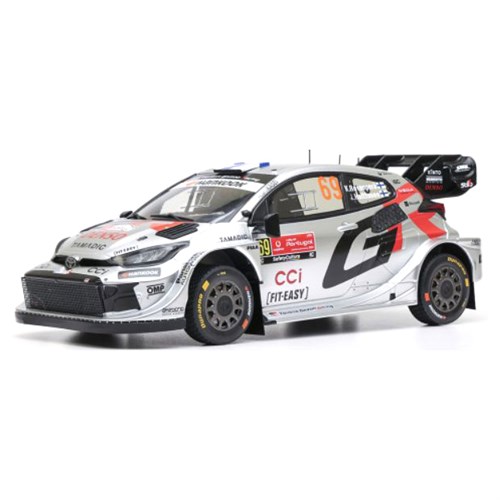 IXO Toyota GR Yaris Rally1 - 2025 Rally Portugal - #69 Kalle Rovanpera 1:18 model car