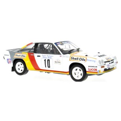 IXO Opel Manta 400 - 1985 Manx Rally - #10 Bertie Fisher 1:18 model car