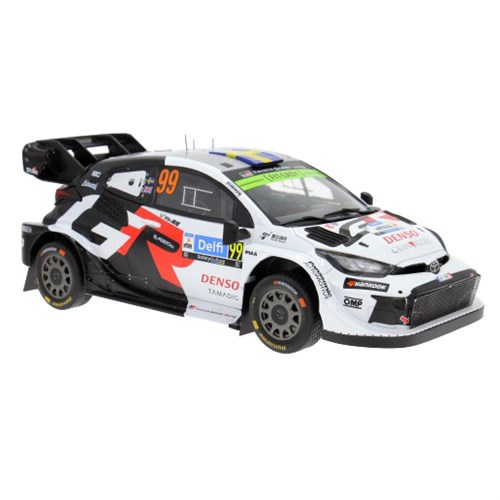 IXO Toyota GR Yaris Rally1 - 1st 2025 Rally Estonia - #99 Oliver Solberg 1:18 model car