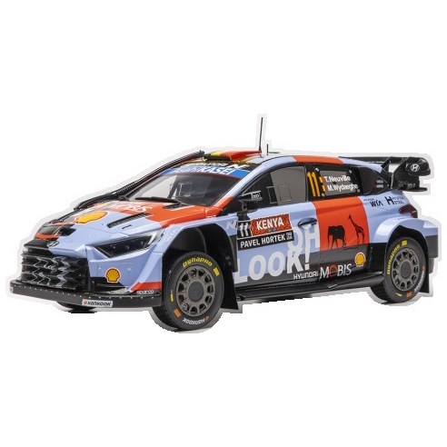 IXO Hyundai i20 N Rally1 - 2026 Safari Rally - #11 Thierry Neuville 1:18 model car