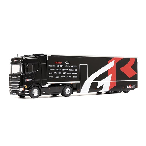 IXO Scania S-Series Transporter - Toyota Rally Team - 2024 1:43 model car