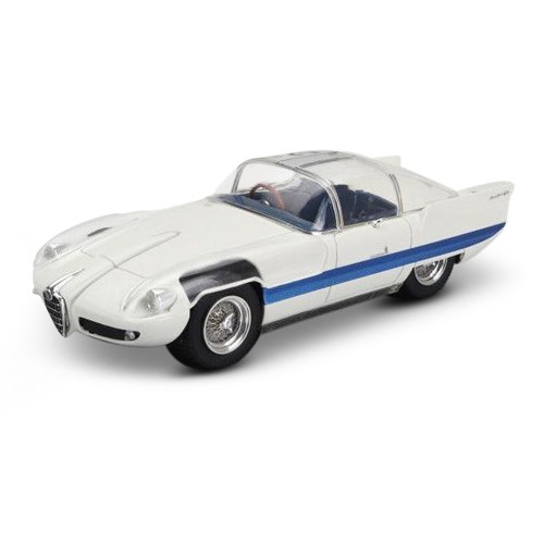 Kess Alfa Romeo 6C 3000 Superflow Pininfarina 1956 - White/Blue 1:43