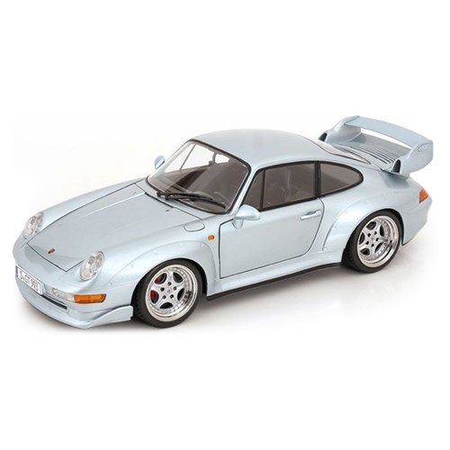 KK Porsche 911 (993) GT2 w. Speedline Rims 1996 - Polar Silver 1:12 model car
