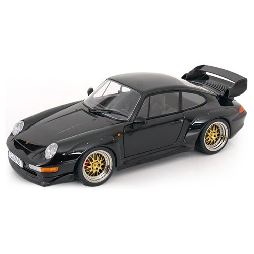 KK Porsche 911 (993) GT2 w. BBS Rims 1996 - Black 1:12 model car