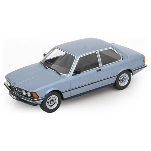 KK BMW 323i E21 1978 - Light Blue Metallic 1:18 model car