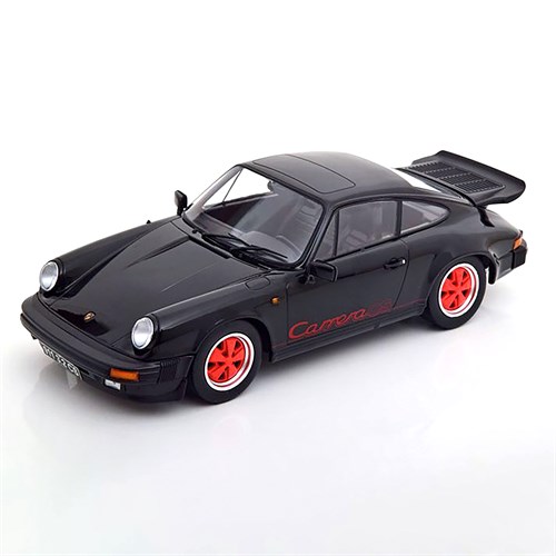 KK Porsche 911 Carrera 3.2 Clubsport 1989 - Black/Red 1:18