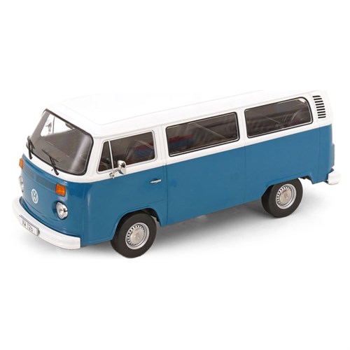 KK Volkswagen T2B Bus 1972 - Blue/White 1:18 model car