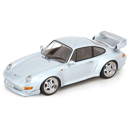 KK Porsche 911 (993) GT2 w. Speedline Rims 1996 - Silver 1:18 model car
