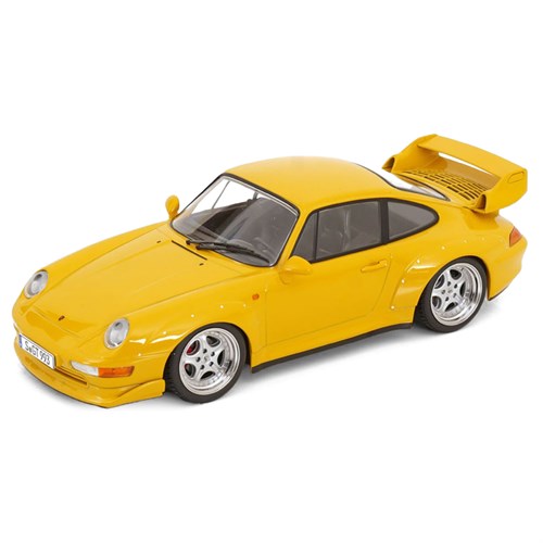 KK Porsche 911 (993) GT2 w. Speedline Rims 1996 - Yellow 1:18 model car