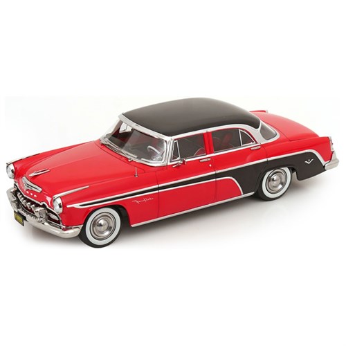 KK DeSoto Fireflite Sedan 1955 - Red/Black 1:18 model car