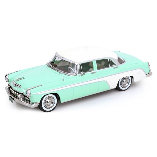KK DeSoto Fireflite Sedan 1955 - Light Green/Cream 1:18 model car