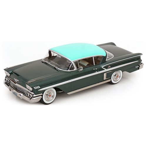 KK Chevrolet Bel Air Impala Coupe 1958 - Dark Green Metallic 1:18 model car
