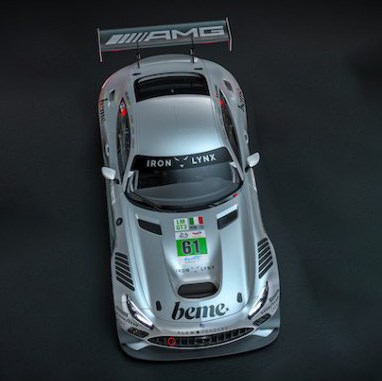 Mercedes AMG GT3 - 2025 Le Mans 24 Hours - #61 1:43 model car
