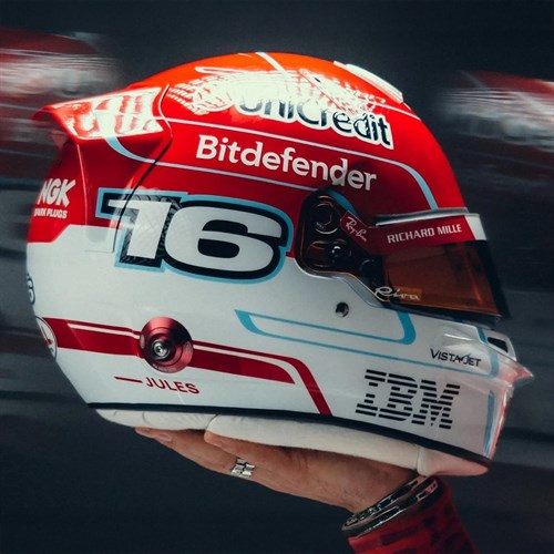 Look Smart Charles Leclerc Ferrari Helmet - 2026 1:5
