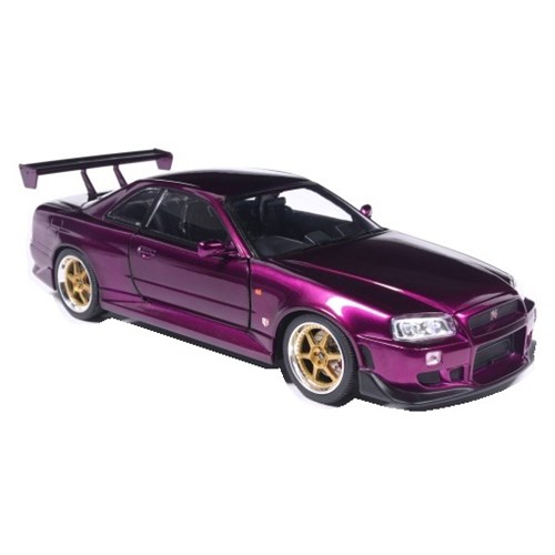 MCG Nissan Skyline GT-R (R34) 2002 - Lilac 1:18 model car