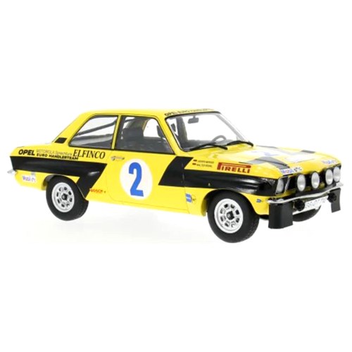 MCG Opel Ascona A - 1st 1975 Acropolis Rally - #2 Walter Rohrl 1:18 model car