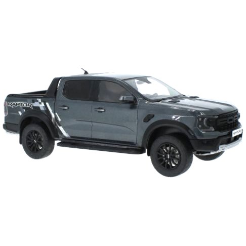 1:18 Ford Ranger Raptor 2023 -- Grey Metallic -- Model Car