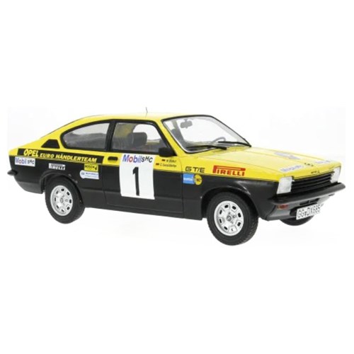MCG Opel Kadett C Coupe GT/E - 1977 Westfalen-Lippe Rally - #1 Walter Rohrl 1:18 model car