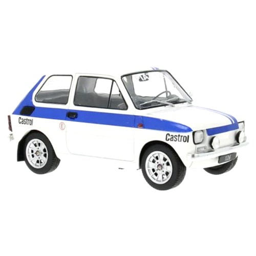 MCG Fiat 126 1972 - White/Blue 1:18 model car