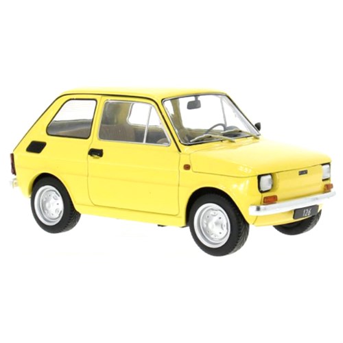 MCG Fiat 126 1972 - Yellow 1:18 model car