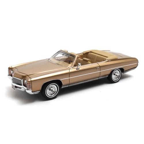Matrix Chevrolet Impala Convertible 1971 - Gold 1:43 model car