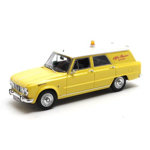Matrix Alfa Romeo GPC 1962-1974 - Alfa Romeo Service - Yellow 1:43 model car