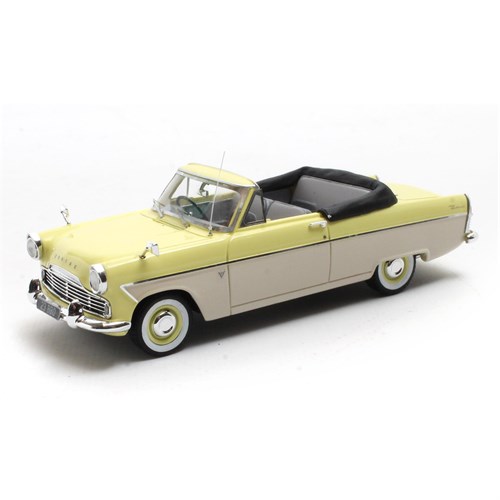 Matrix Ford Zodiac Mk.II 206E Convertible 1958-1962 - Yellow/White 1:43 model car